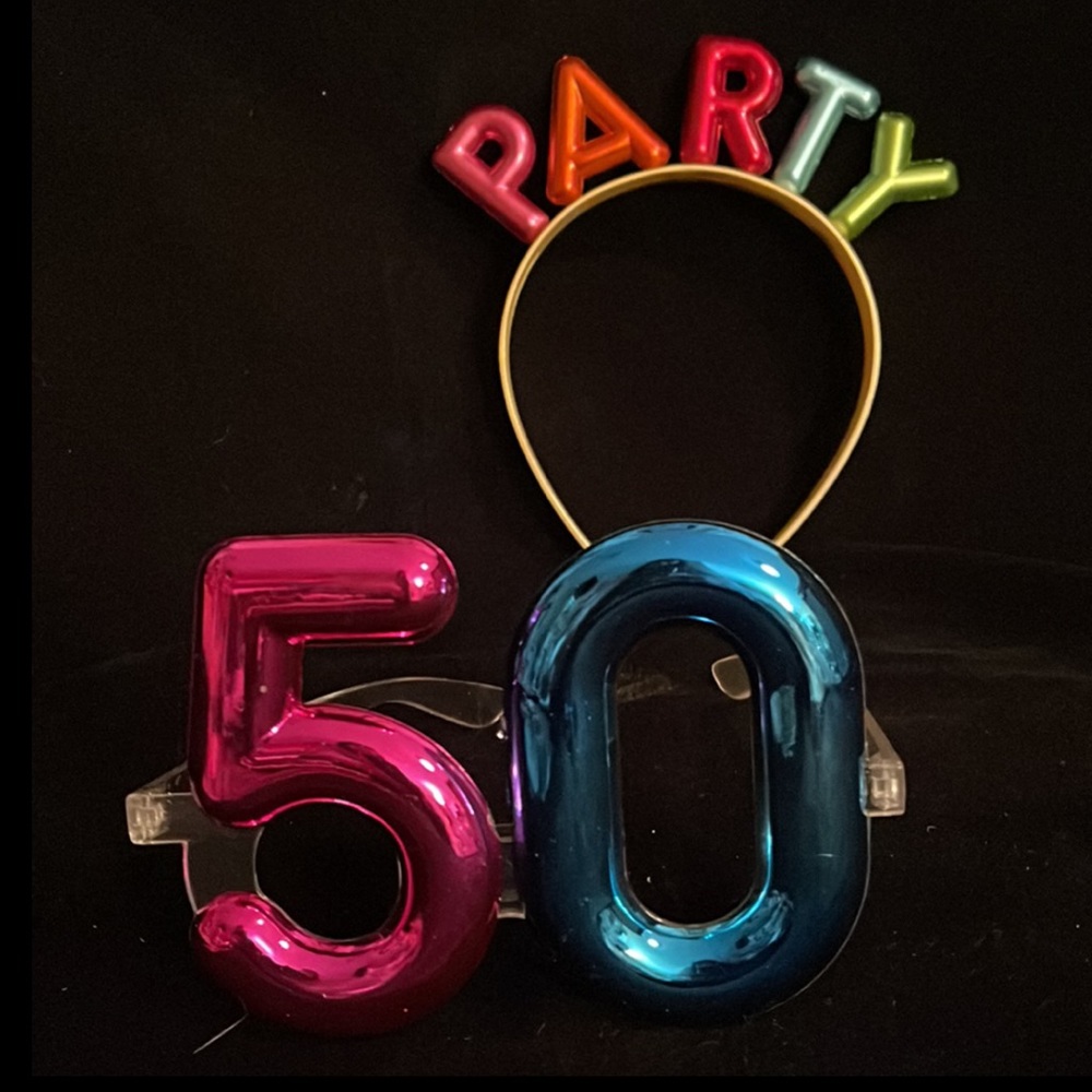 50 Sunglasses & Party Headband